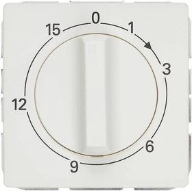 Siemens DELTA style Abdeckungsplatte für Zeitschaltuhr 15min, platinmetallic