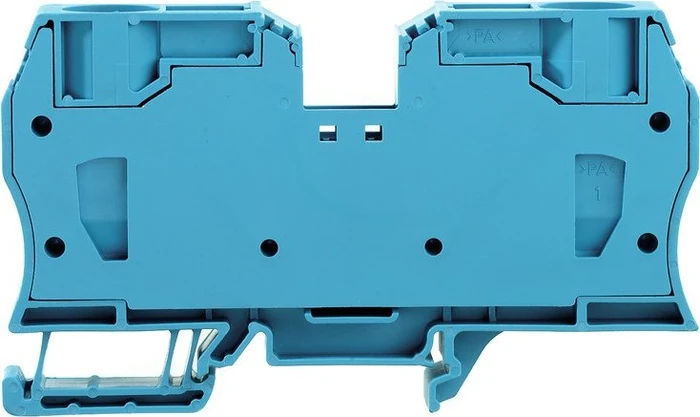 Weidmüller ZDU 35 BL Durchgangs-Reihenklemme, Zugfederanschluss, 35 mm², 800 V, 125 A, blau