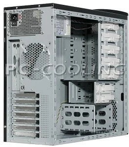 Pcicase Zirco AX, schwarz