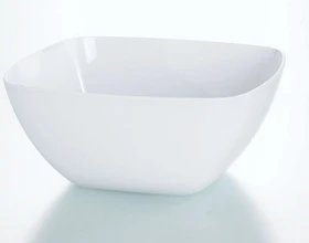 Emsa Vienna Salatschüssel 26.5x26.5cm 4.6l weiß