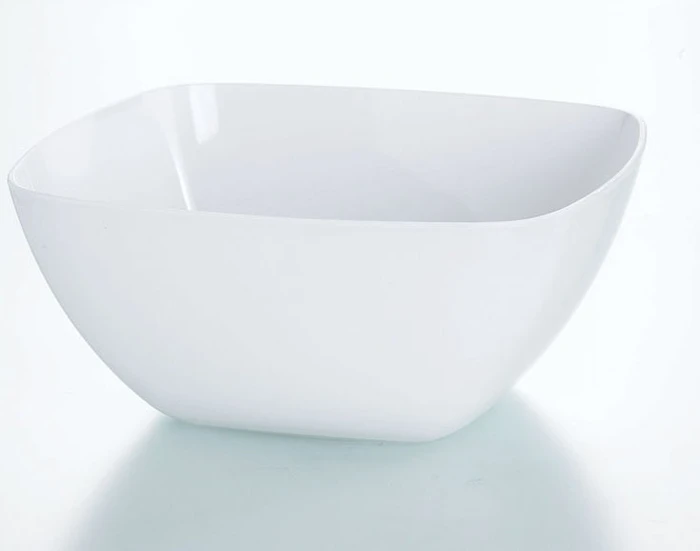 Emsa Vienna Salatschüssel 26.5x26.5cm 4.6l weiß