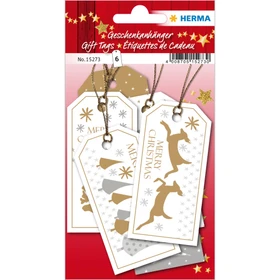 Herma Aushängeschilder Weihnachten Merry Christmas mit Faden