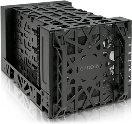 Icy Dock MB174U3S-4SB Black Vortex