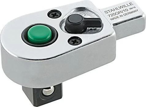 Stahlwille 725QR Einsteck-Ratsche Steckschlüssel-Adapter 9x12mm, 1/4"
