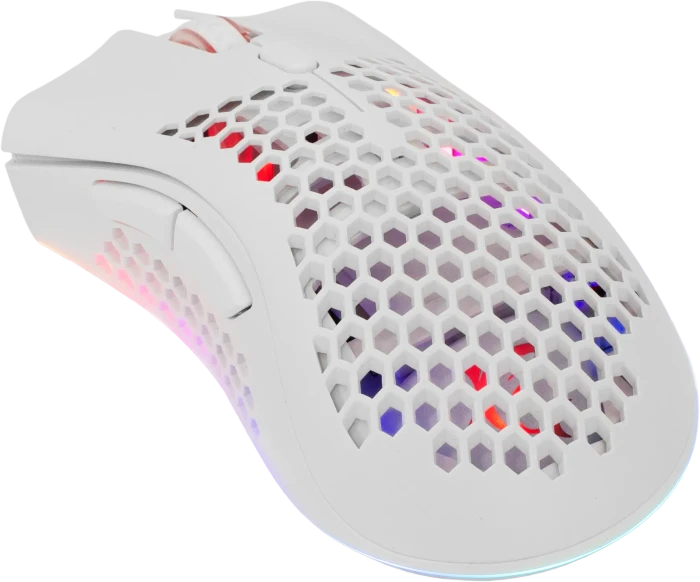 White Shark Lionel White Wireless Gaming Mouse, weiß, USB