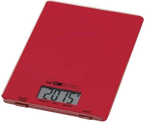 Clatronic KW 3626 digitale Küchenwaage rot