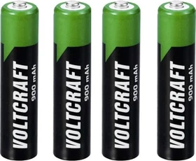 Voltcraft Accu Rechargeable Micro AAA NiMH 900mAh, 4er-Pack