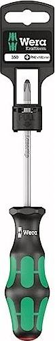 Wera Kraftform Plus Serie 300 350 PH SB Kreuzschlitz Schraubendreher, PH2x100mm