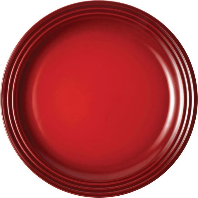 Le Creuset Frühstücksteller 22cm kirschrot
