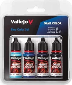 Vallejo Game Color Blue Color Farbset, 4-tlg.