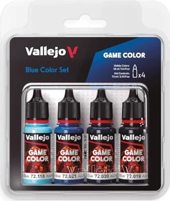 Vallejo Game Color Blue Color Farbset, 4-tlg.