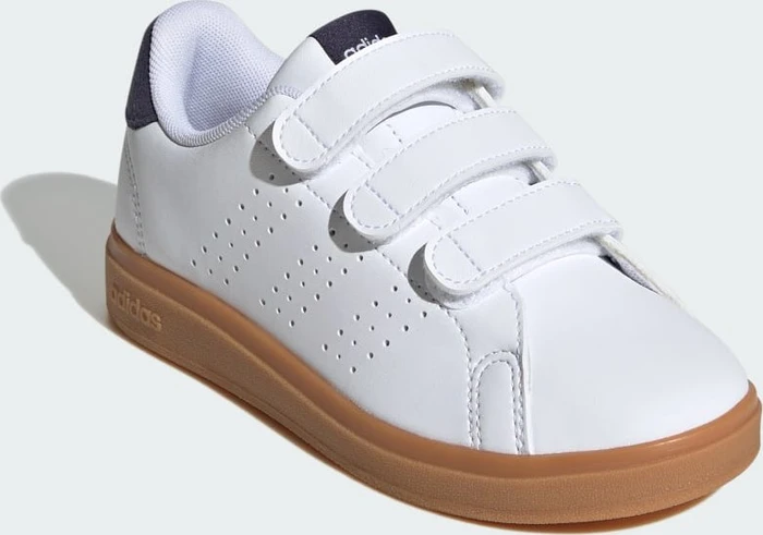 adidas Advantage Base 2.0 cloud white/shadow navy/gum (Junior)
