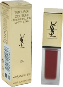 Yves Saint Laurent Tatouage Couture The Metallics Lipgloss 102 Iron Pink Spirit, 6ml