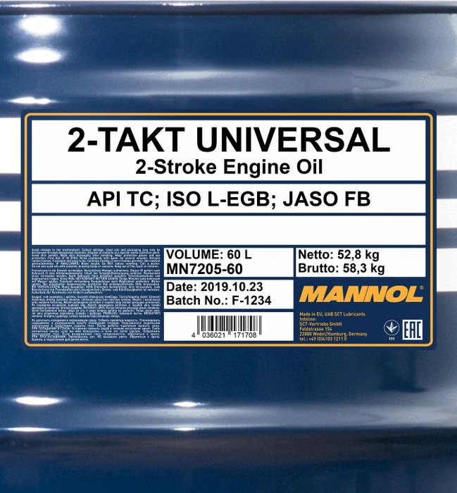Mannol 2-Takt Universal API TC 60l