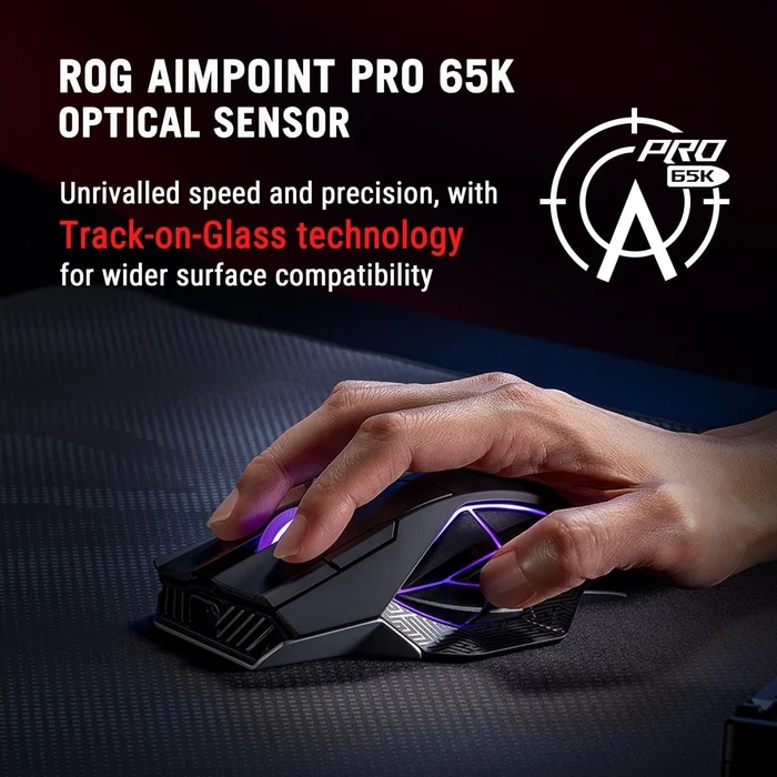 ASUS ROG Spatha X 65K schwarz, USB/Bluetooth