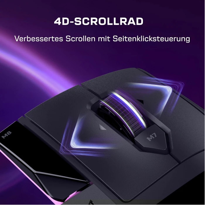 Turtle Beach Command Series MC5 Wireless Gaming Mouse, schwarz, USB/Bluetooth