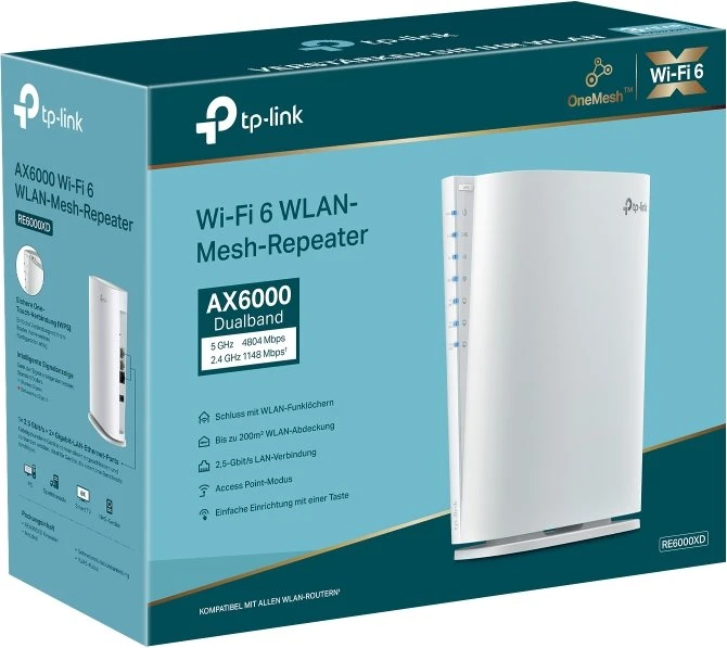 TP-Link RE6000XD, AX6000
