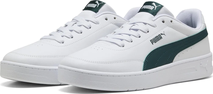 Puma Court Classic Clean puma white/dark green