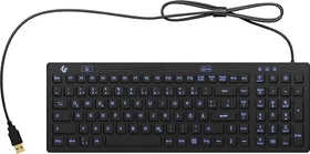 KeySonic KSK-6031 INEL-B, schwarz, USB, DE (60885)
