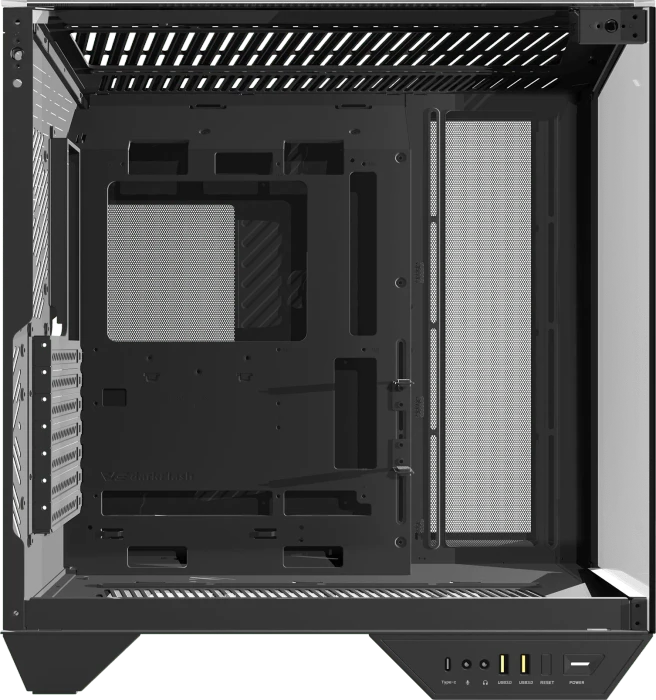 DarkFlash DY470 Shadow Black, inkl. 4x Lüfter, inkl. GPU-Halterung, Glasfenster
