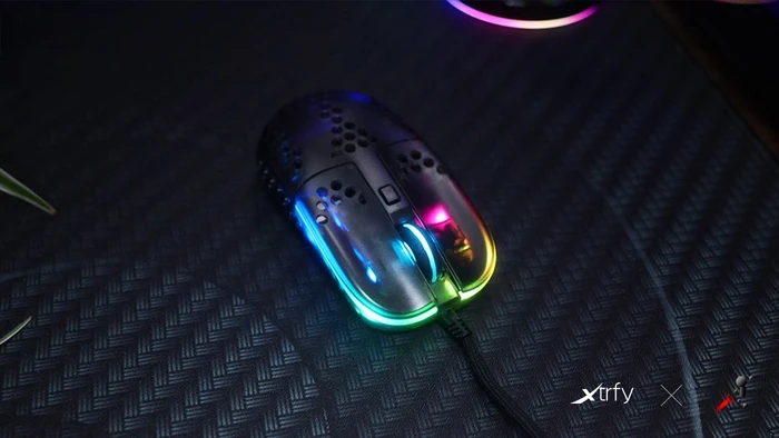 Xtrfy MZ1 "Zy's Rail" schwarz, USB