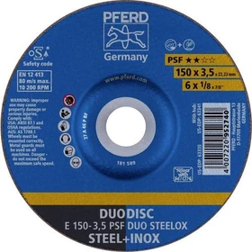 Pferd E 150-3.5 PSF DUO STEELOX Trennscheibe, 150x3.5x22.23mm, 10 Stück
