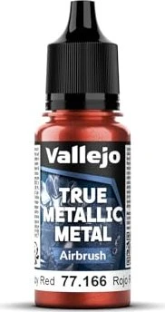 Vallejo True Metallic Metal Airbrush ruby red, 18ml