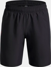 Under Armour Tech Woven Wordmark Hose kurz black/racer red (Junior)