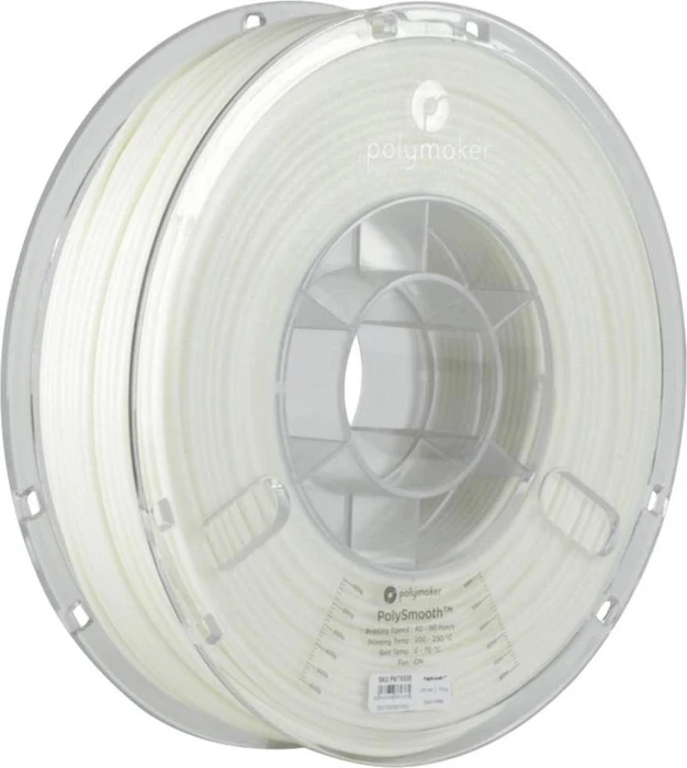 Polymaker PolySmooth PVB, weiß, Spule, 2.85mm, 750g