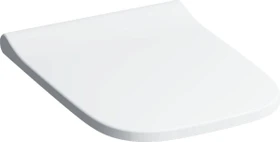 Geberit Smyle Square WC-Sitz schmales Design, Absenkautomatik, weiß/glänzend