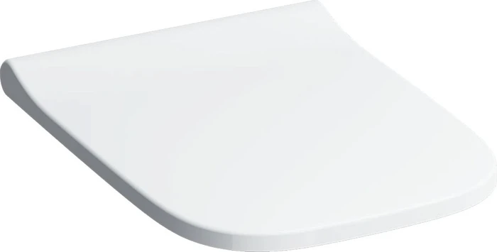 Geberit Smyle Square WC-Sitz schmales Design, Absenkautomatik, weiß/glänzend