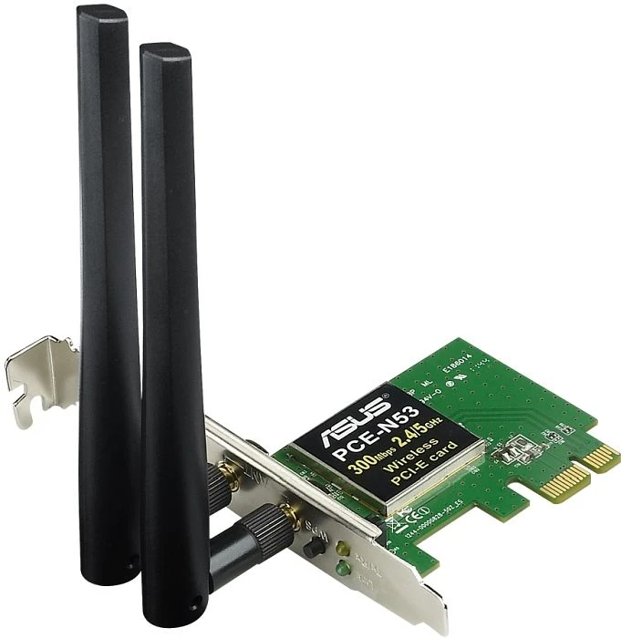 ASUS PCE-N53, 2.4/5GHz, PCIe x1