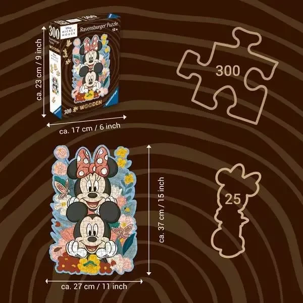 Ravensburger Puzzle Disney Mickey & Minnie Wooden
