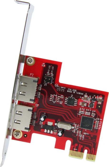 StarTech PEXESAT32, 2x eSATA 6Gb/s, PCIe x1