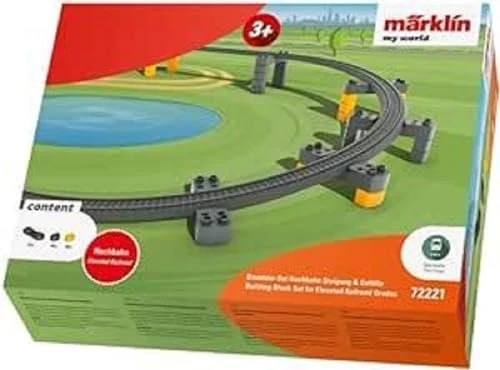 Märklin - my world Spur H0 - Baustein-Set Hochbahn Steigung & Gefälle