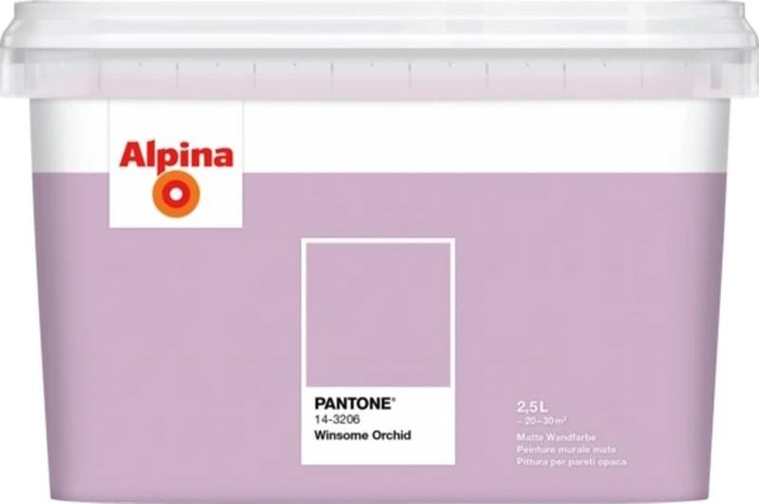 Alpina Farben Pantone Innenfarbe 14-3206 winsome orchid, 2.5l