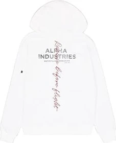 Alpha Industries Signature BP Hoodie weiß (Herren)