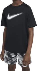 Nike Multi Dri-FIT Graphic Funktionsshirt kurzarm schwarz/weiß (Junior)