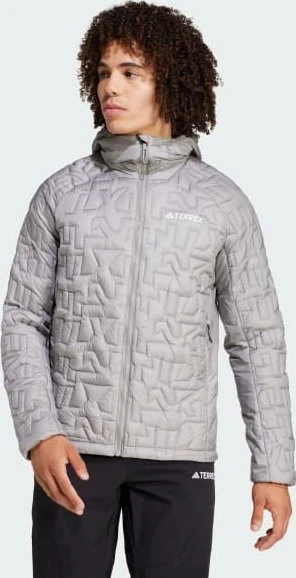 adidas Terrex Xperior PrimaLoft Loose Fill Hooded Isolation Funktionsjacke charcoal solid grey (Herren)