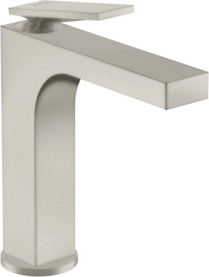 Hansgrohe Axor Citterio 160 Waschbeckenarmatur mit Hebelgriff und Ablauffernbedienung edelstahloptik