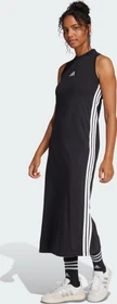 adidas Essentials 3-Streifen Long Racerback Kleid schwarz/weiß (Damen)