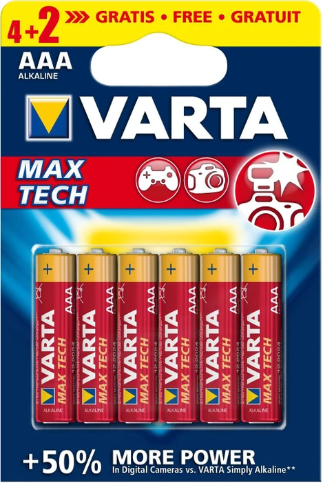 Varta Max Power Micro AAA, 6er-Pack (04703-101-436)