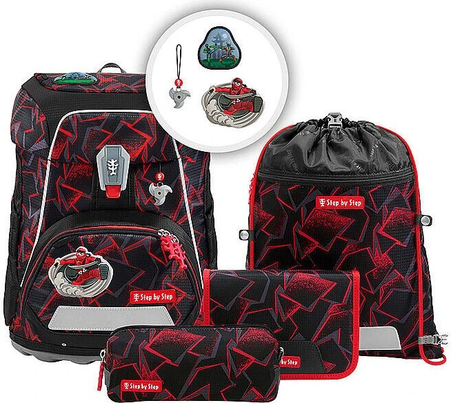 Step by Step Fit Ninja Yuma Schultaschen-Set, 5-tlg.