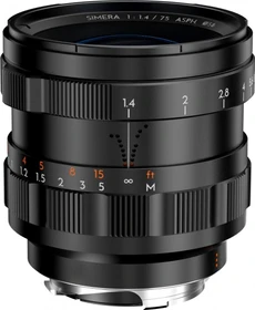 Thypoch Simera 75mm 1.4 ASPH für Leica M schwarz