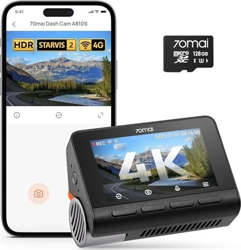 70mai Dash Cam 4K A810S