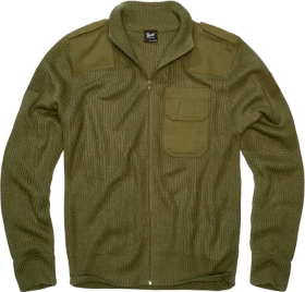 Brandit BW Cardigan Strickjacke olive (Herren)