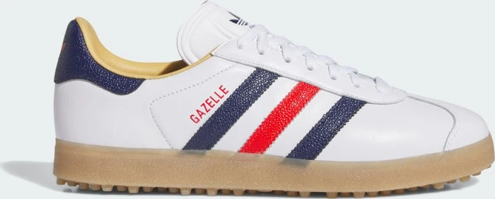 adidas Gazelle Spikeless cloud white/dark blue/red