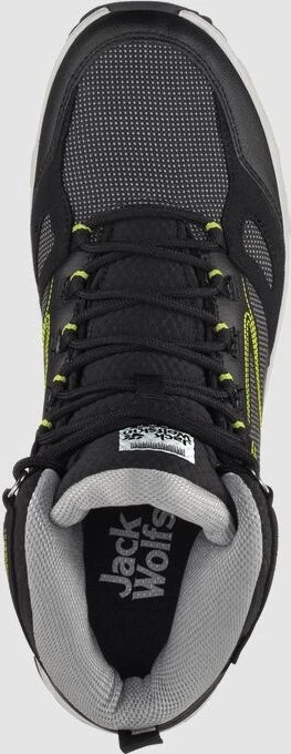Jack Wolfskin Downhill Texapore Mid black/lime (Herren)