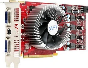 MSI Radeon HD 4830, R4830-T2D512-OC, 512MB DDR3, 2x DVI, S-Video
