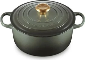 Le Creuset Signature Gusseisen Bräter rund 24cm 4.2l thyme